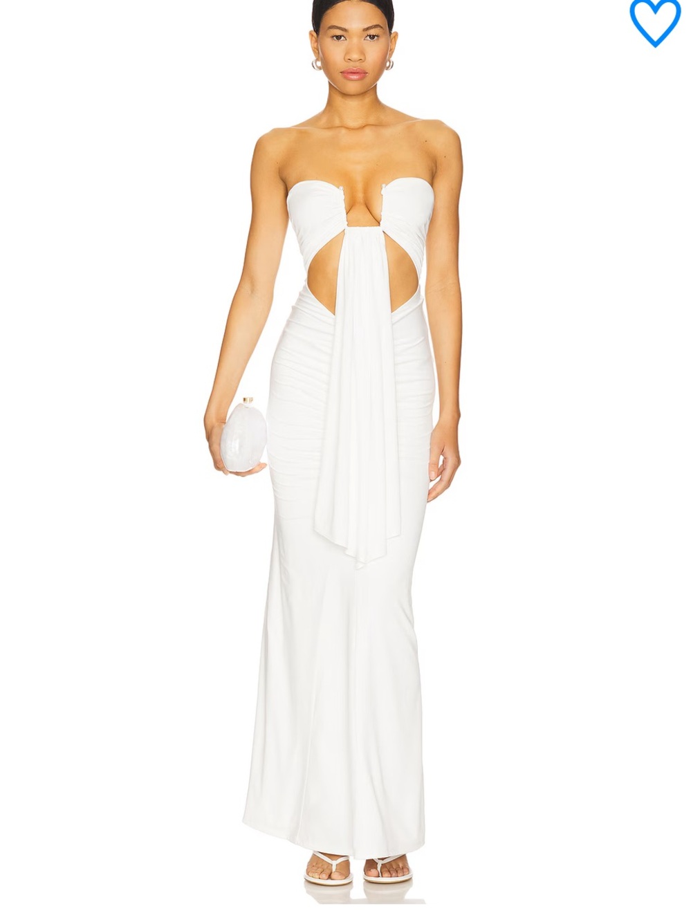 revolve white cut out dress superdown Rosy Maxi in Emerie Size:UK 12 | EU 38 | US 08 Striped Organic Cotton Gauze Solid Shirt superdown is a contemporary